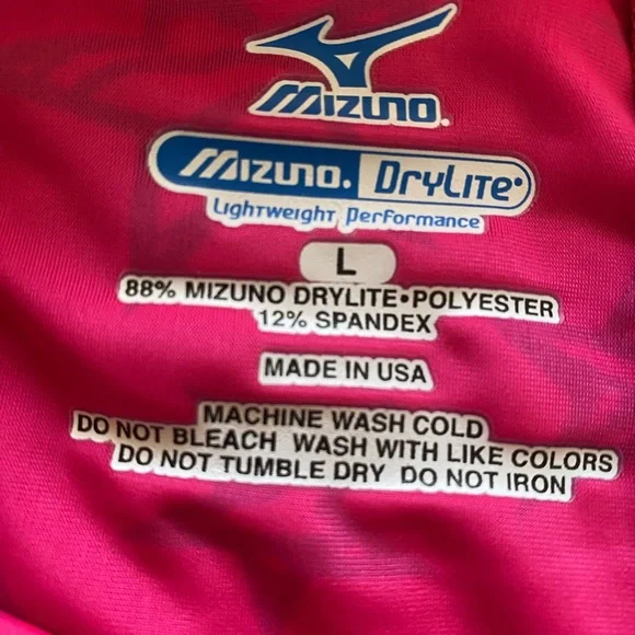 Women’s/juniors Mizuno volleyball running pink spandex shorts stars NWOT size L - Picture 6 of 6